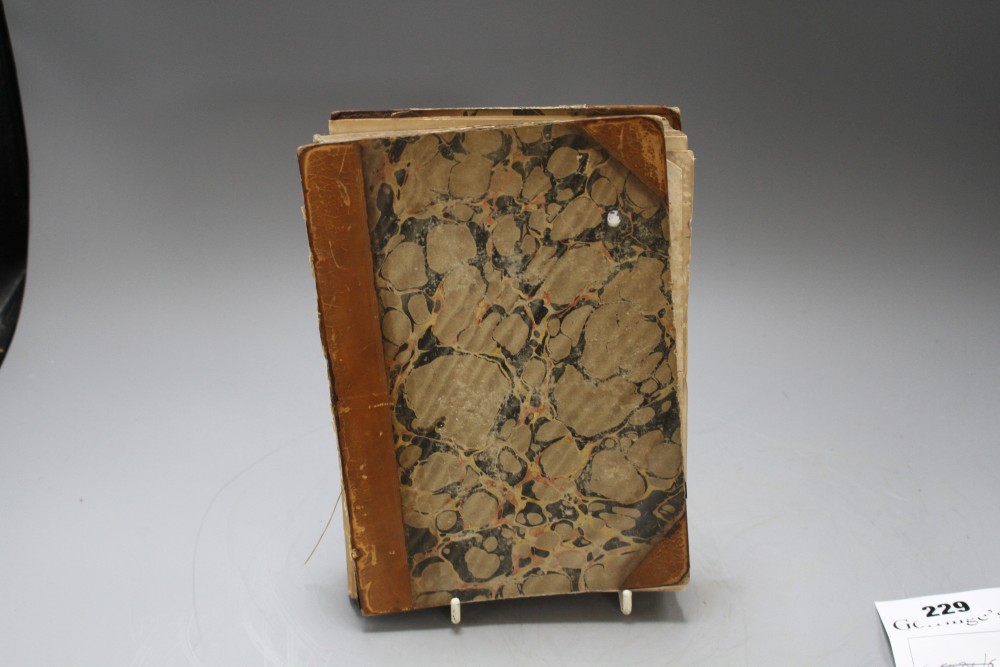 Mode du Paris - Petit Courrier des Dames, 8vo, half calf, covers detached, with 40 hand-coloured plates, Paris, 1839